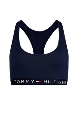Tommy Hilfiger Women Essential Logo Bralette Navy - Luxivo