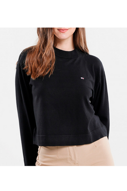 Tommy Hilfiger Women Pure Cotton Blouse Black