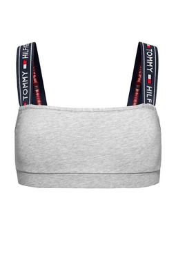Tommy Hilfiger Women Authentic Logo Bralette Grey - Luxivo
