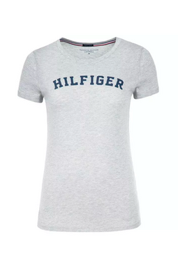 Tommy Hilfiger Women Iconic Logo Tee Grey - Luxivo