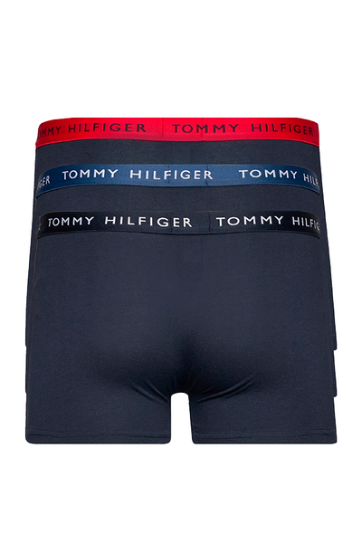 Gå ned Sæbe tvetydigheden Tommy Hilfiger 3-Pack Trunks Waistband Logo Navy – Luxivo