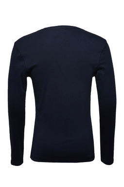 Tommy Hilfiger Logo L/S Tee Navy