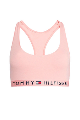 Tommy Hilfiger Women Essential Logo Bralette Rose - Luxivo