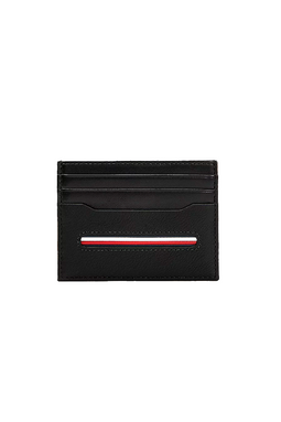 Tommy Hilfiger Leather Card Holder Black - Luxivo