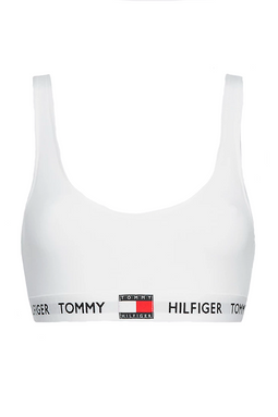 Tommy Hilfiger Women Logo Bralette White - Luxivo