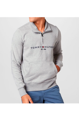 Tommy Hilfiger 1/4 Zip Sweatshirt Grey