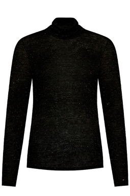 Tommy Hilfiger Women Blouse Metallic Black