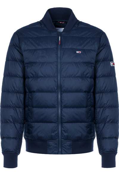 Tommy Hilfiger Down Quilted Bomber Jacket Navy –