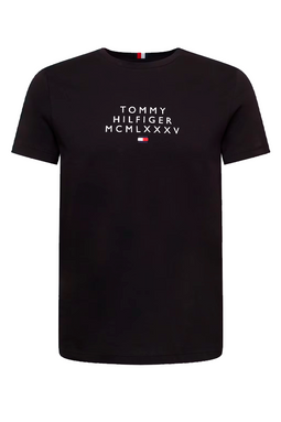 Tommy Hilfiger Tee Graphic Logo Black