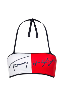 Tommy Hilfiger Women Bandeau Bikini Top Navy