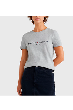 Tommy Hilfiger Women Organic Tee Grey
