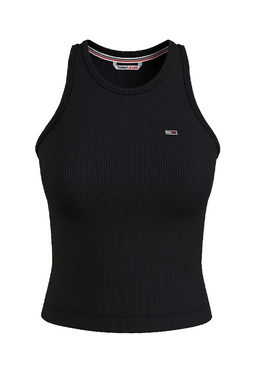 Tommy Hilfiger Women Rib Tank Top Black