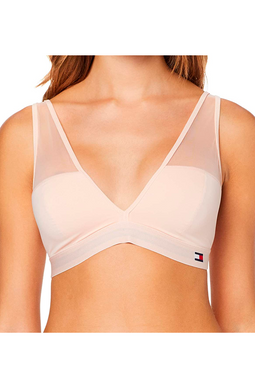 Tommy Hilfiger Women Padded Triangle Bralette Pale
