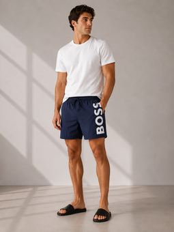 Hugo Boss Swim Shorts Quick-Dry Navy