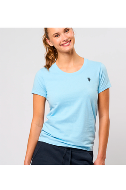 U.S. POLO ASSN. Women T-shirt Amy Cerulean