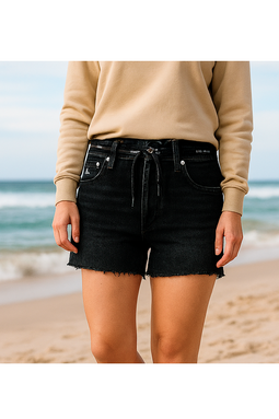 Calvin Klein Women Icon Denim Shorts Black