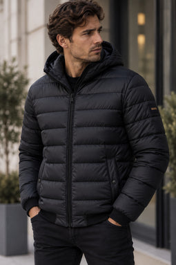 Hugo Boss Quilted Jacket Black
