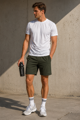 Resteröds Hybrid Shorts Lightweight Army