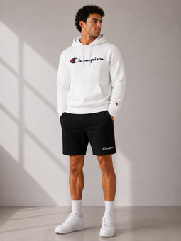 Champion Rochester Hood Big Logo White
