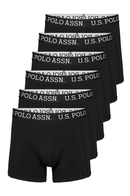 U.S. POLO ASSN. 6-Pack Bamboo Trunks Black