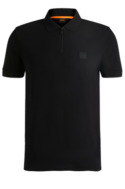 Hugo Boss Half Zip Polo Black