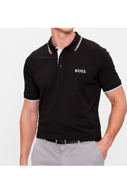 Hugo Boss Paddy Pro Contrast Polo Black