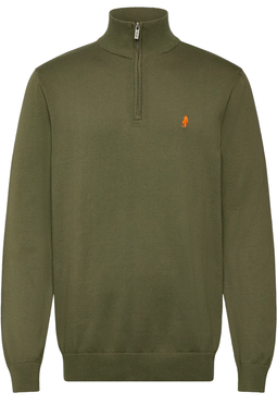 MCS Eli Half-Zip Knit Beetle