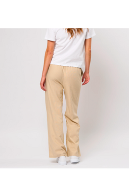 U.S. POLO ASSN. Women Linen Pants IBI Sand