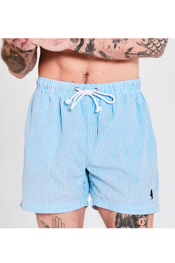 MCS Swim Shorts Irving Stripe Blue