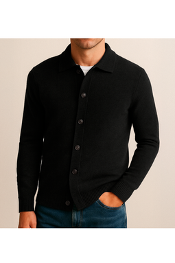 Resteröds Dean Cardigan Black