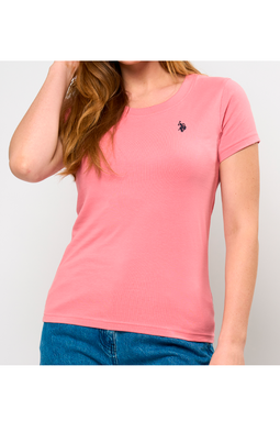 U.S. POLO ASSN. Women T-shirt Amy Mauve Glow