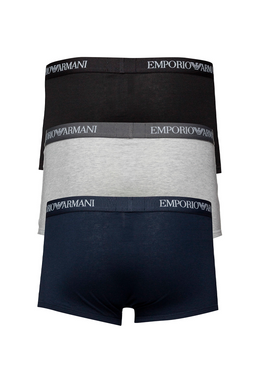 Emporio Armani Trunks 3-Pack Signature Multi