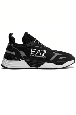 Armani EA7 No-Lace Logo Sneaker Black