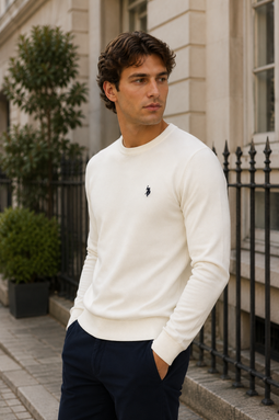 U.S. POLO ASSN. Knit Sweater Adair Cloud