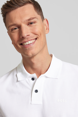 Hugo Boss Prime Pique Polo Regular White