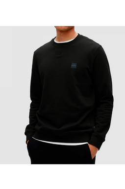Hugo Boss Patch Logo Sweatshirt Black