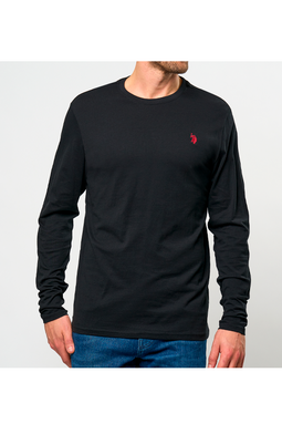 U.S. POLO ASSN. T-shirt LS Brolin Black
