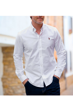 U.S. POLO ASSN. Shirt Flex Calvert White