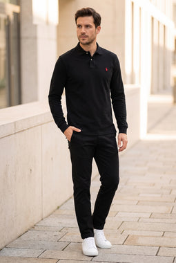 Ralph Lauren L/S Poloshirt Black