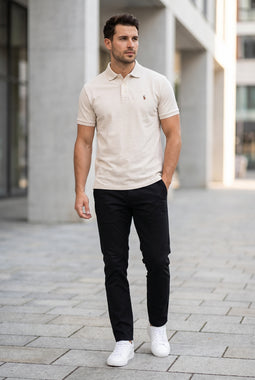Ralph Lauren Soft-Touch Polo Slim Fit Beige