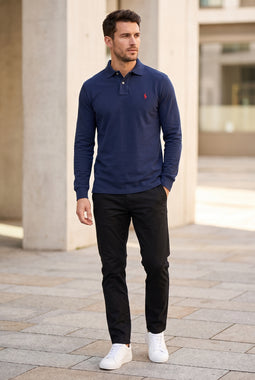 Ralph Lauren L/S Poloshirt Navy