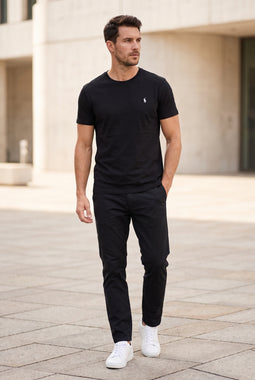 Ralph Lauren Crew Tee Black