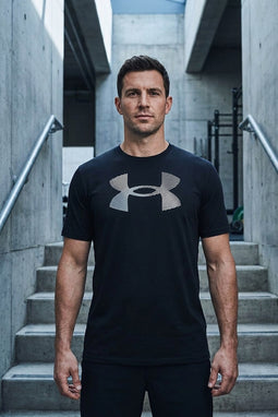 Under Armour Fill Logo Tee Black