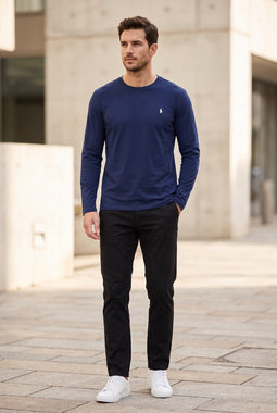 Ralph Lauren L/S Tee Navy