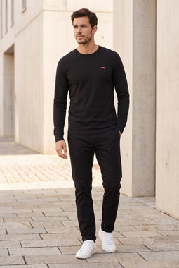 Levi's Original Logo L/S Tee Black