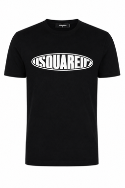 Dsquared2 Surf Board Logo Tee Black
