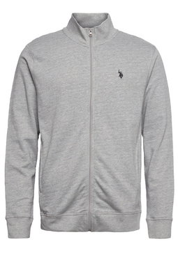 U.S. POLO ASSN. Full Zip Sweatshirt Eran Grey