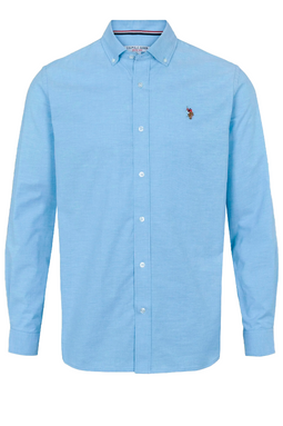 U.S. POLO ASSN. Oxford Slim Shirt Erlin Blue