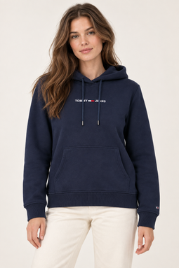 Tommy Hilfiger Women Logo Hoodie Navy