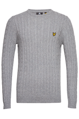 Lyle & Scott Cable Knit Grey